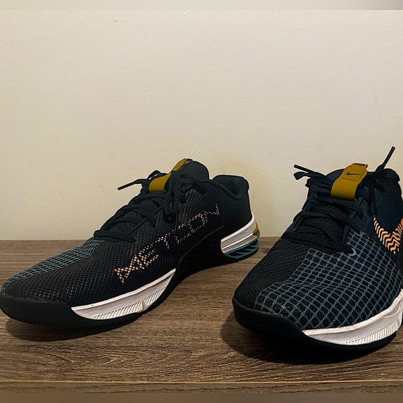 Nike Metcon 8 Training Gym Shoes Armory Navy Arctic Orange DO9328-401 - Picture 8 of 16